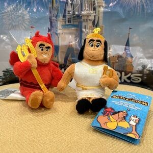 Disney Parks Kronk Shoulder Pal magnetic plush Angel & Devil